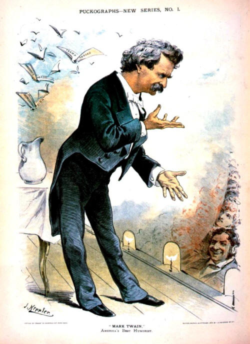 Mark Twain On the Platform