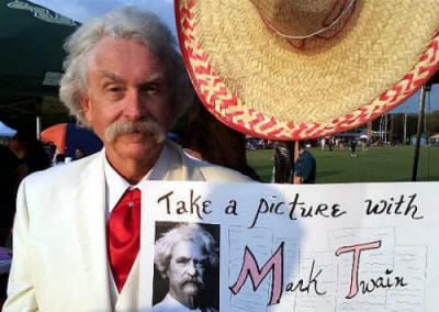 Rod as Mark Twain at USF Fundraiser