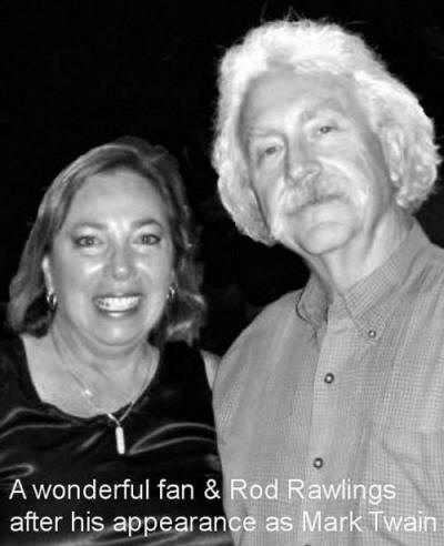 After the Show with Rod Rawlings as Mark Twain