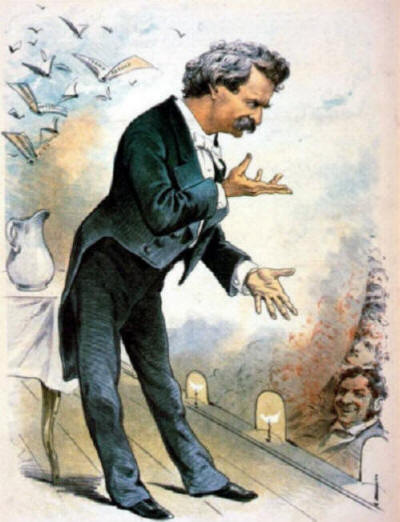 Mark Twain on the Platform